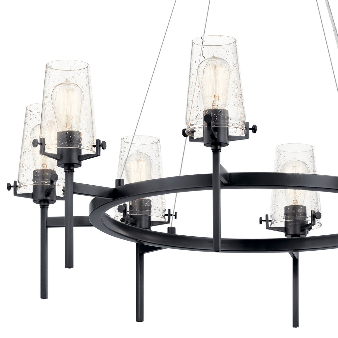 Kichler Canada - 43695BK - Eight Light Chandelier - Alton - Black