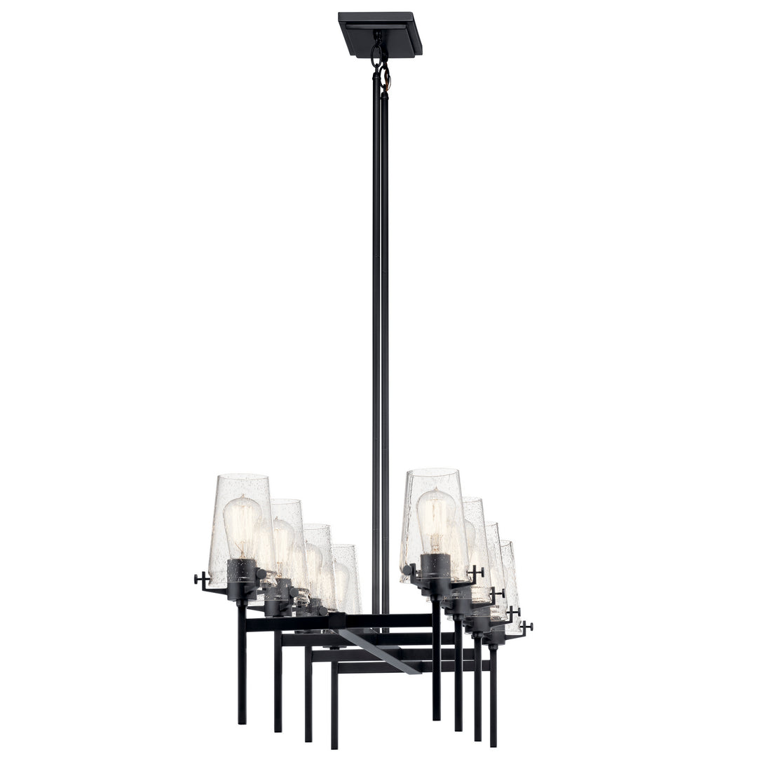 Kichler Canada - 43696BK - Eight Light Linear Chandelier - Alton - Black