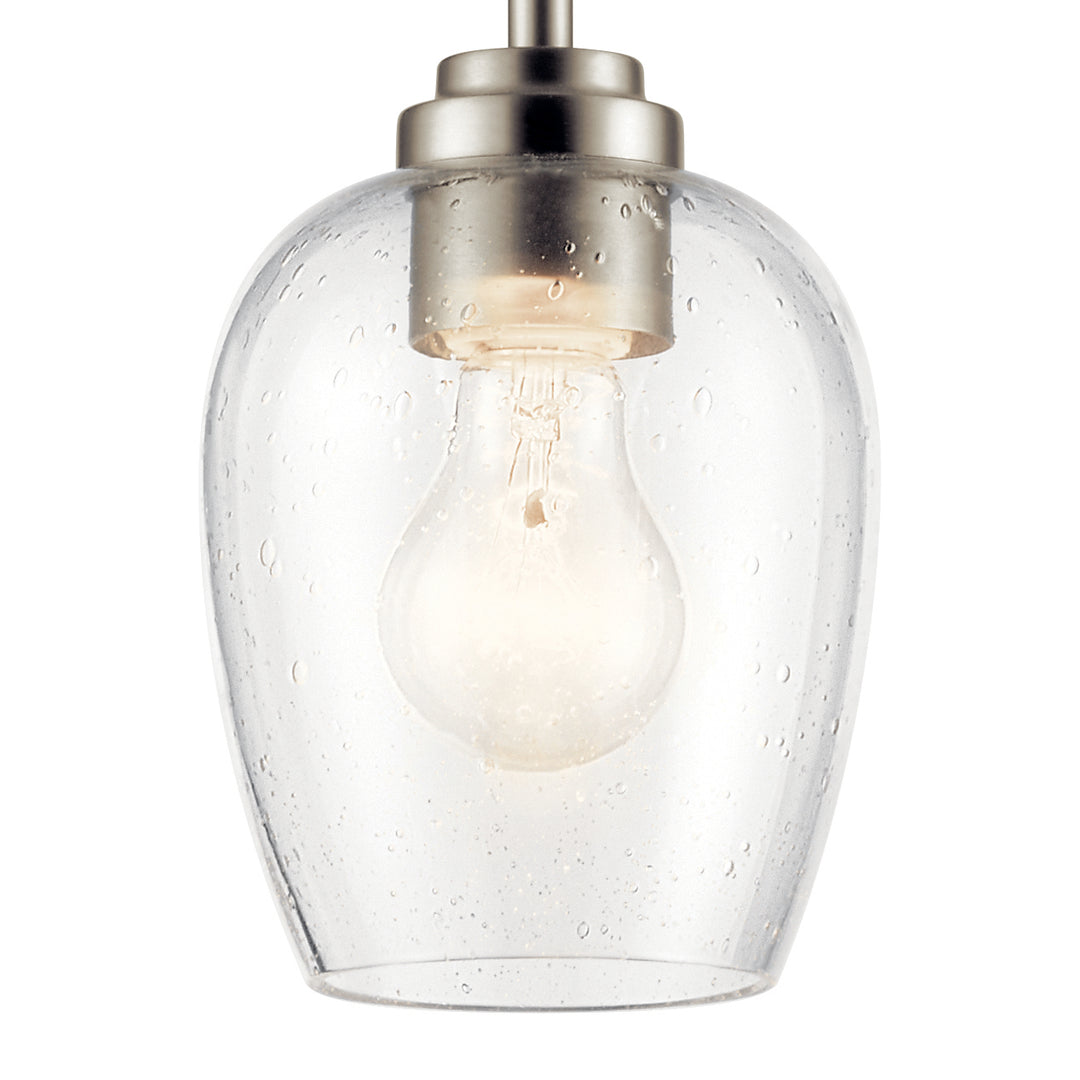 Kichler Canada - 44380NICS - One Light Mini Pendant - Valserrano - Brushed Nickel