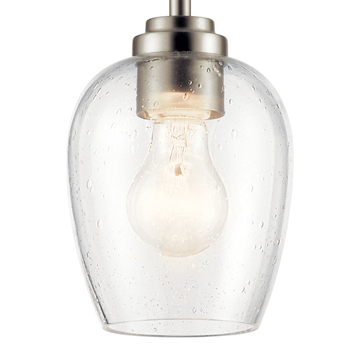 Kichler Canada - 44380NICS - One Light Mini Pendant - Valserrano - Brushed Nickel