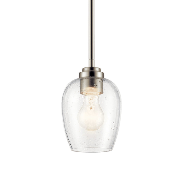 Kichler Canada - 44380NICS - One Light Mini Pendant - Valserrano - Brushed Nickel
