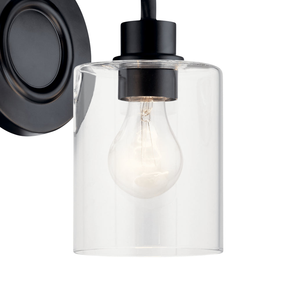Kichler Canada - 45664BK - One Light Wall Sconce - Gunnison - Black