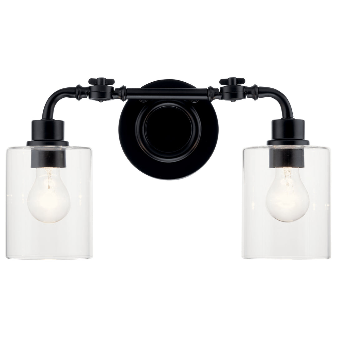 Kichler Canada - 45665BK - Two Light Bath - Gunnison - Black