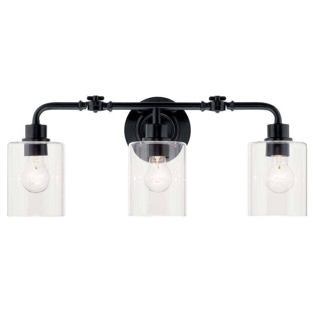 Kichler Canada - 45666BK - Three Light Bath - Gunnison - Black