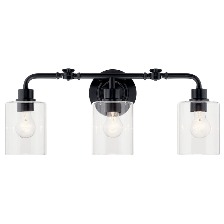 Kichler Canada - 45666BK - Three Light Bath - Gunnison - Black