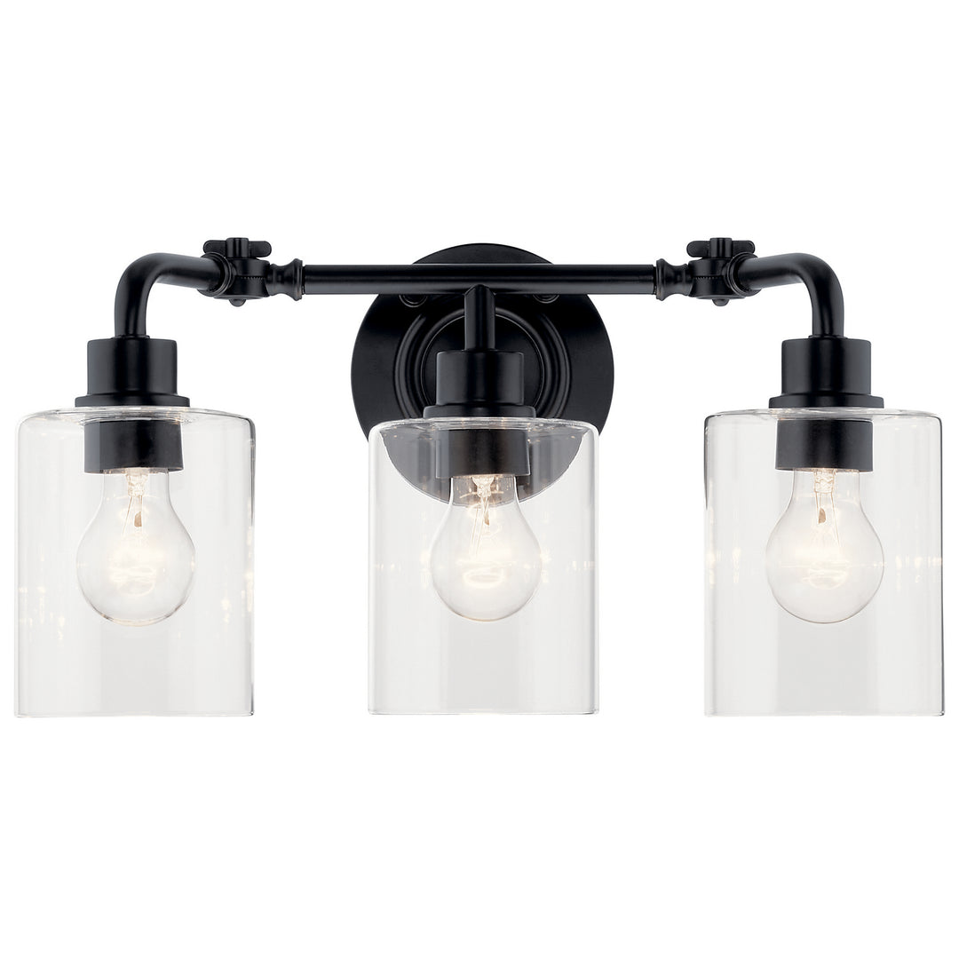 Kichler Canada - 45666BK - Three Light Bath - Gunnison - Black