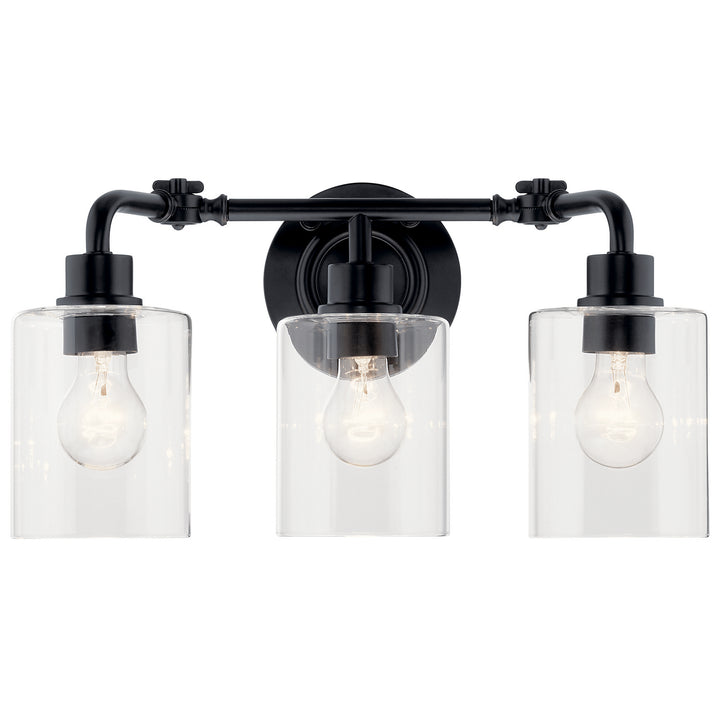 Kichler Canada - 45666BK - Three Light Bath - Gunnison - Black