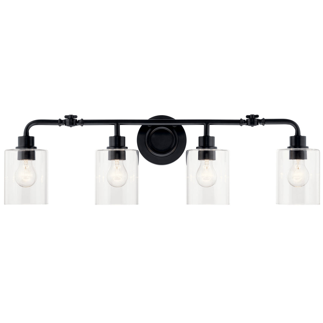 Kichler Canada - 45667BK - Four Light Bath - Gunnison - Black