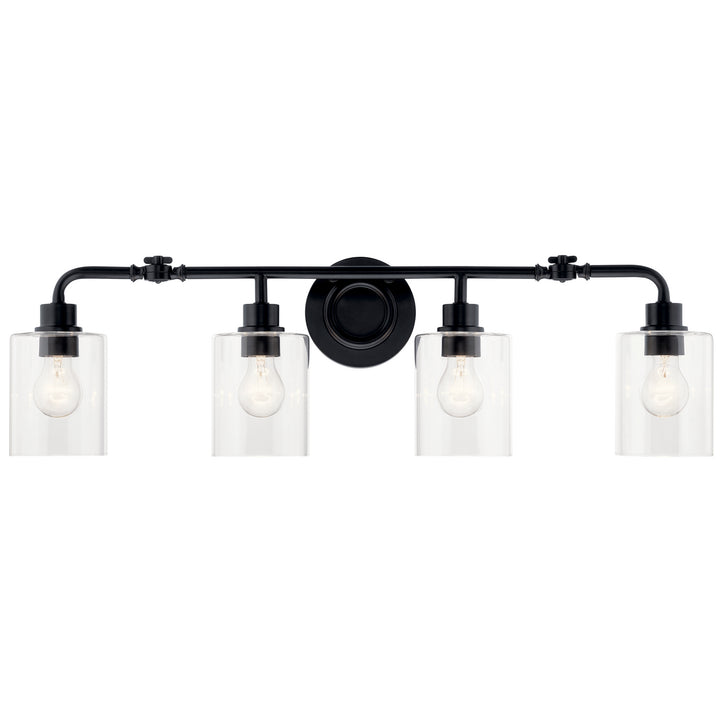 Kichler Canada - 45667BK - Four Light Bath - Gunnison - Black