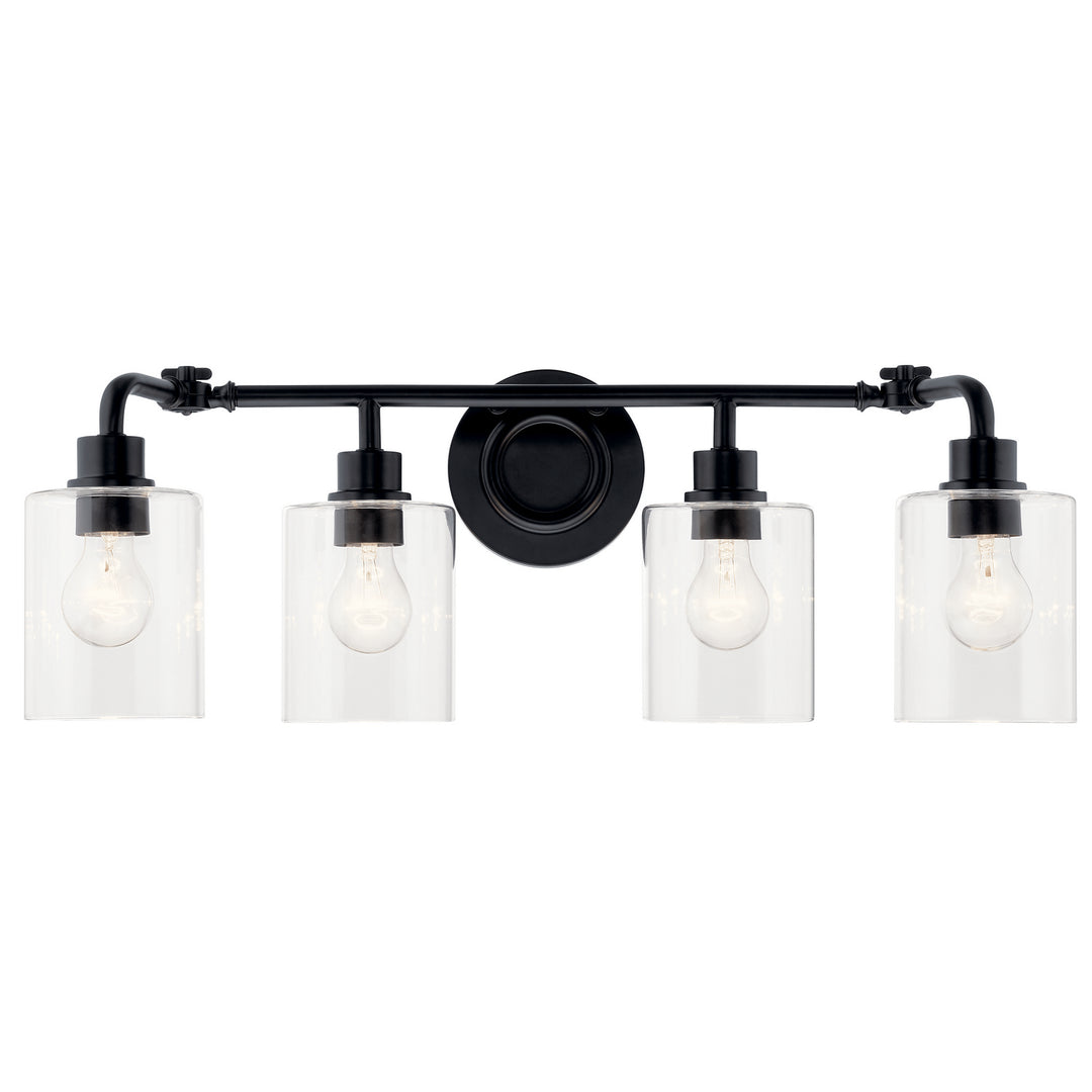 Kichler Canada - 45667BK - Four Light Bath - Gunnison - Black