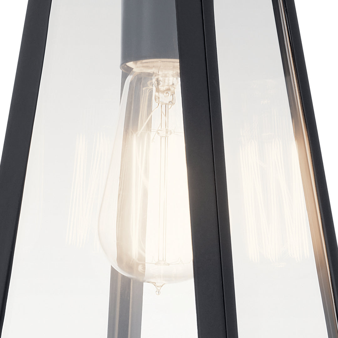 Kichler Canada - 49330BK - One Light Outdoor Wall Mount - Delison - Black