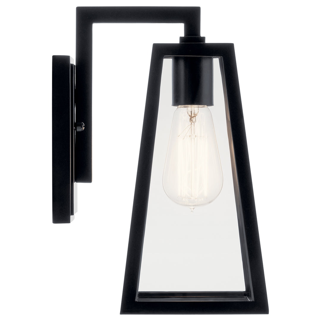 Kichler Canada - 49330BK - One Light Outdoor Wall Mount - Delison - Black