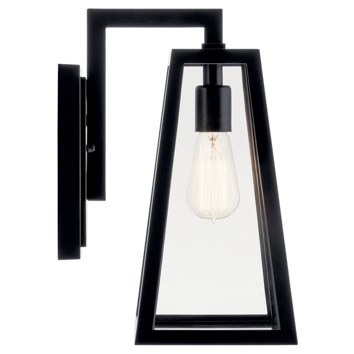 Kichler Canada - 49331BK - One Light Outdoor Wall Mount - Delison - Black