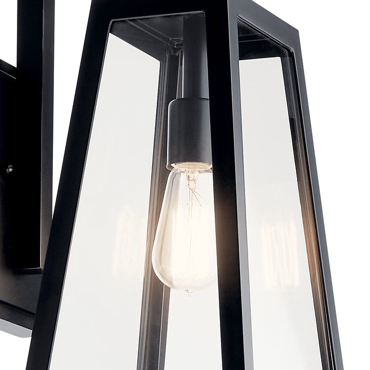 Kichler Canada - 49332BK - One Light Outdoor Wall Mount - Delison - Black