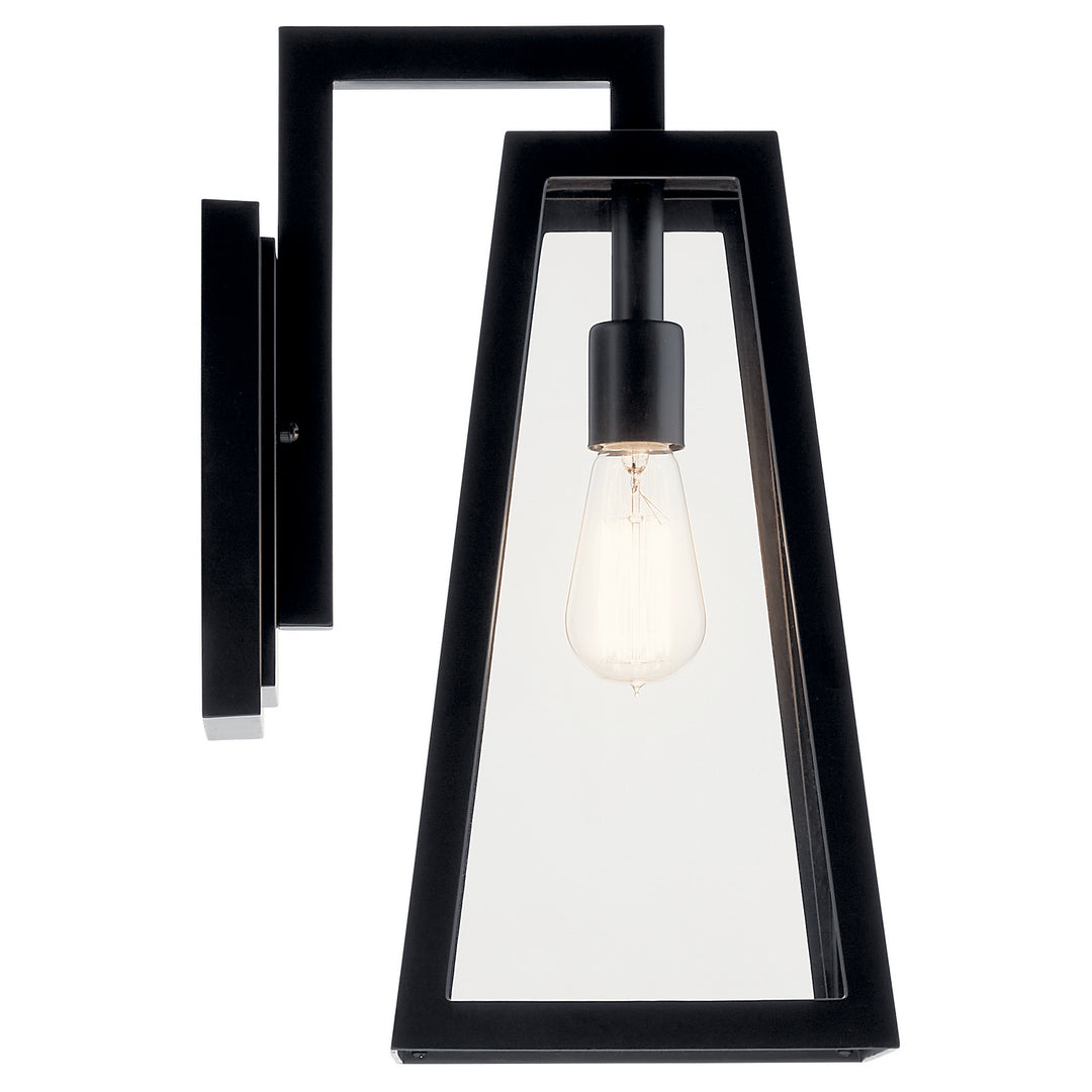 Kichler Canada - 49332BK - One Light Outdoor Wall Mount - Delison - Black