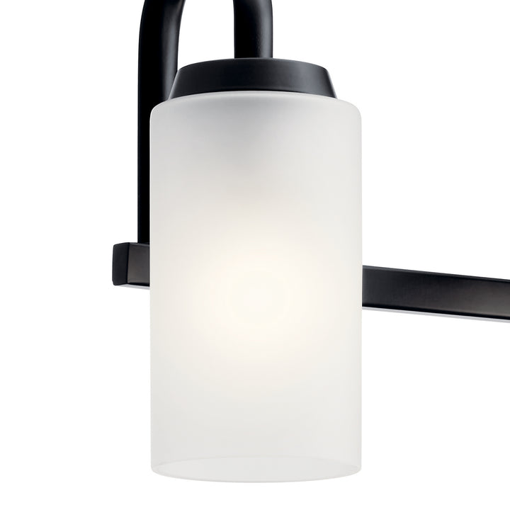 Kichler Canada - 55088BK - Four Light Bath - Kennewick - Black