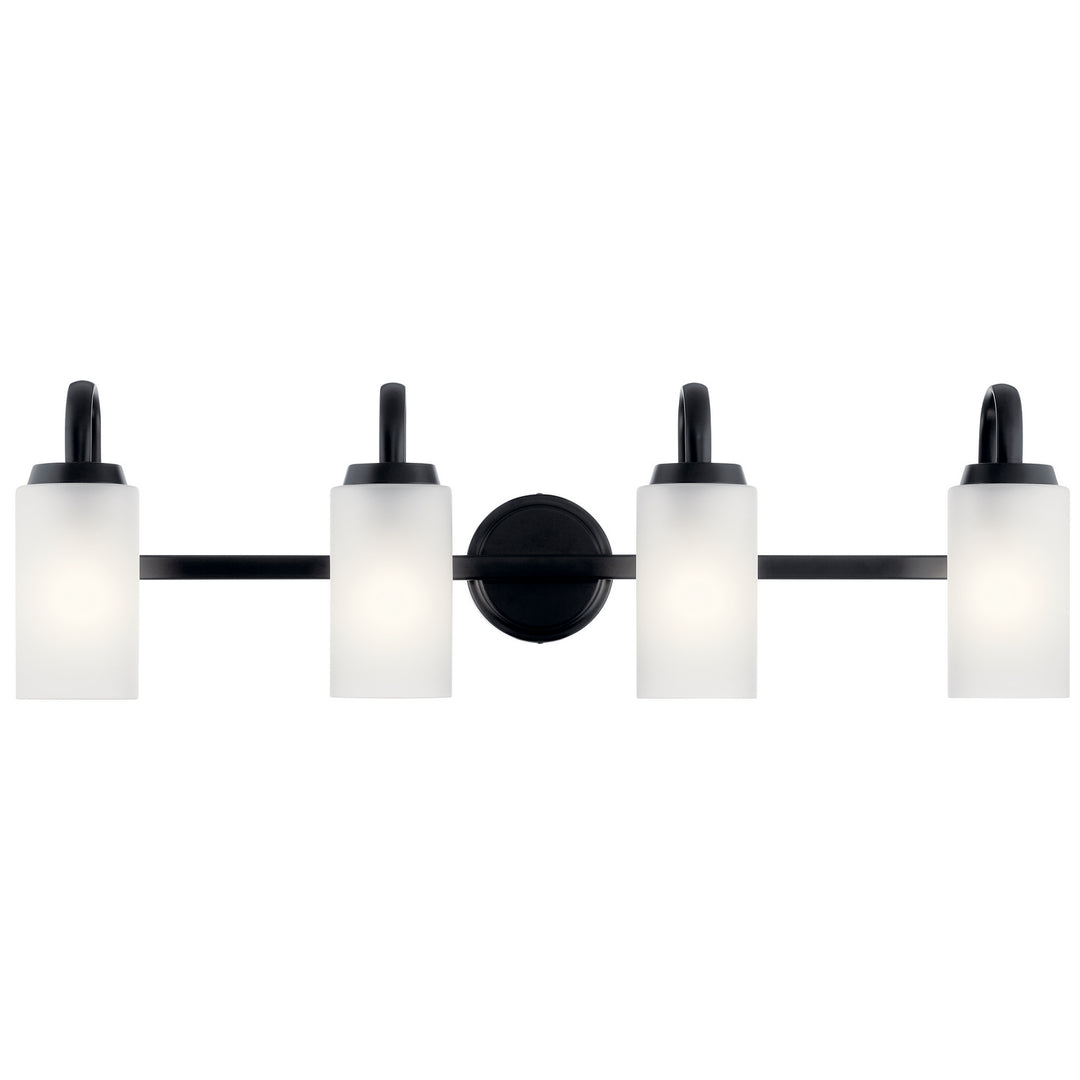 Kichler Canada - 55088BK - Four Light Bath - Kennewick - Black