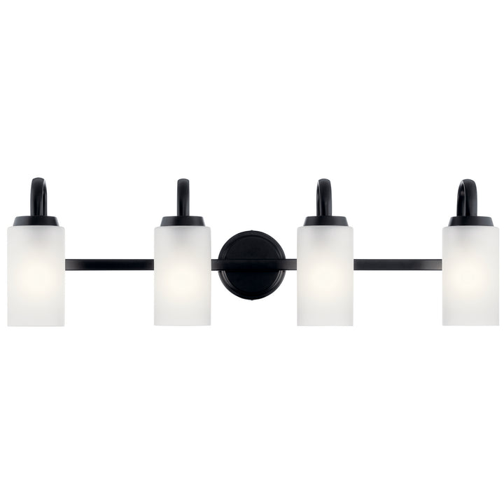 Kichler Canada - 55088BK - Four Light Bath - Kennewick - Black