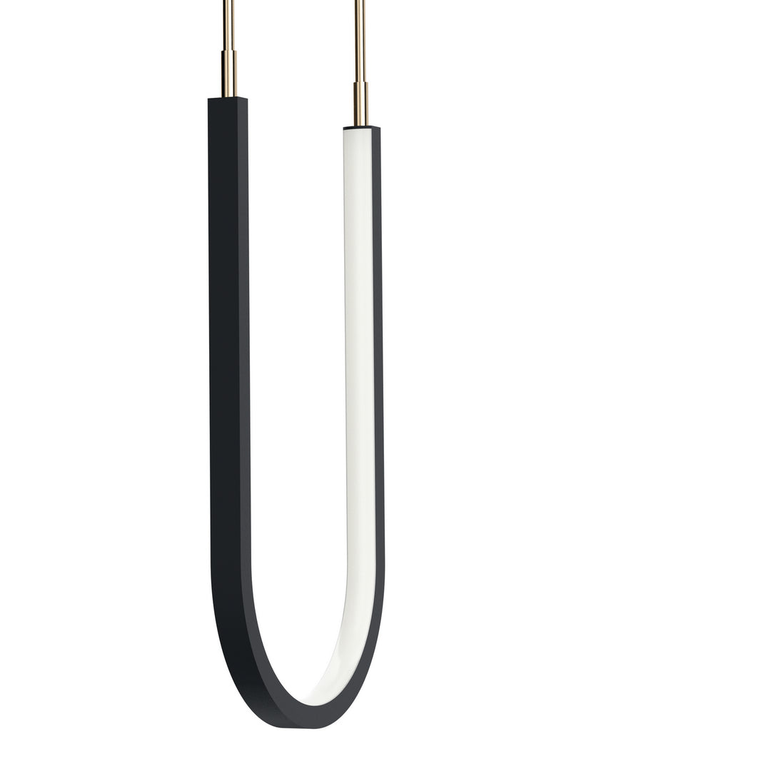 Kichler Canada - 84315MBK - LED Linear Chandelier - Wayan - Matte Black