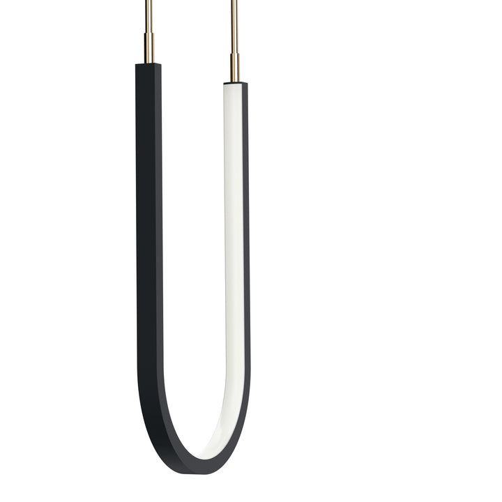 Kichler Canada - 84315MBK - LED Linear Chandelier - Wayan - Matte Black