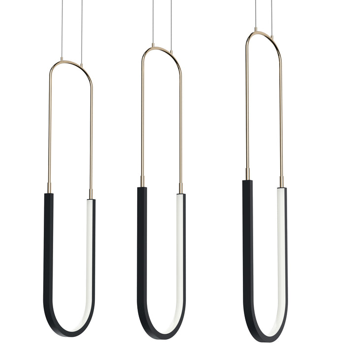 Kichler Canada - 84315MBK - LED Linear Chandelier - Wayan - Matte Black