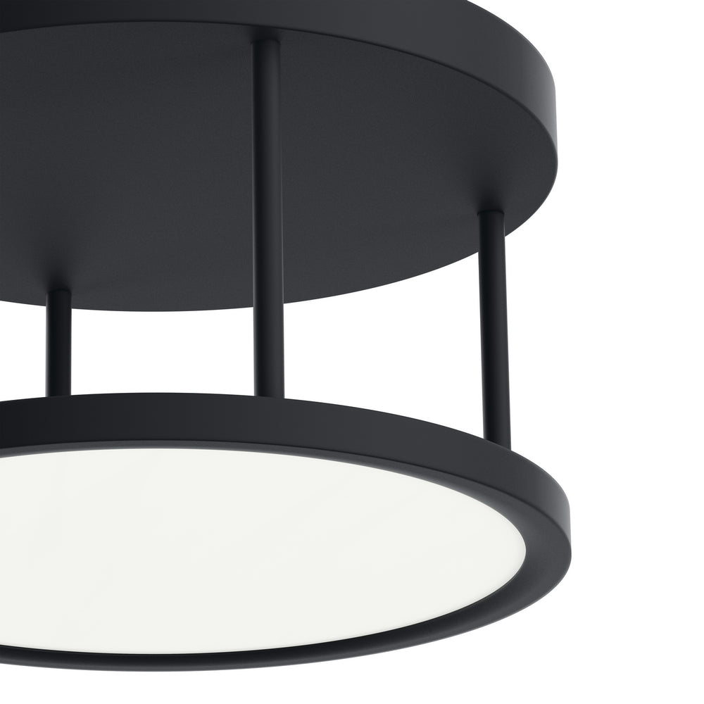 Kichler Canada - 84319MBK - LED Semi Flush Mount - Lavi - Matte Black