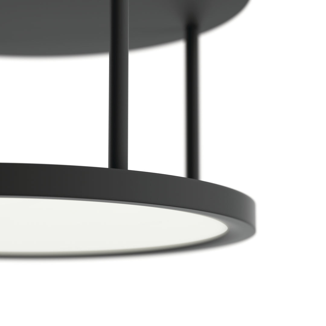 Kichler Canada - 84319MBK - LED Semi Flush Mount - Lavi - Matte Black