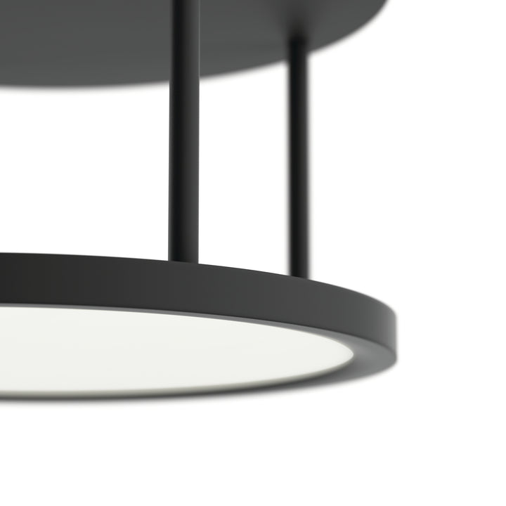 Kichler Canada - 84319MBK - LED Semi Flush Mount - Lavi - Matte Black