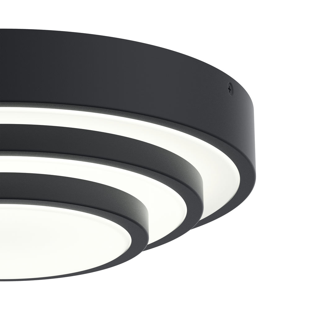 Kichler Canada - 84320MBK - LED Flush Mount - Dombard - Matte Black