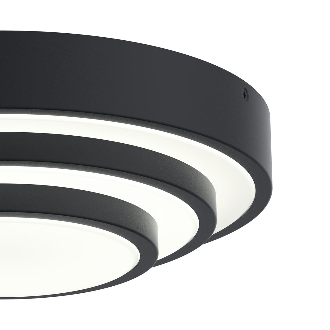 Kichler Canada - 84320MBK - LED Flush Mount - Dombard - Matte Black