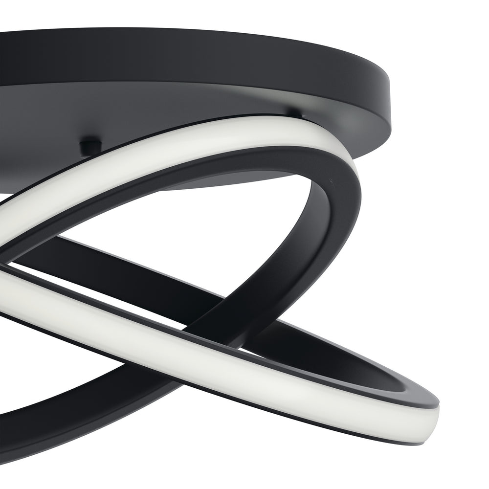 Kichler Canada - 84321MBK - LED Flush Mount - Caputo - Matte Black