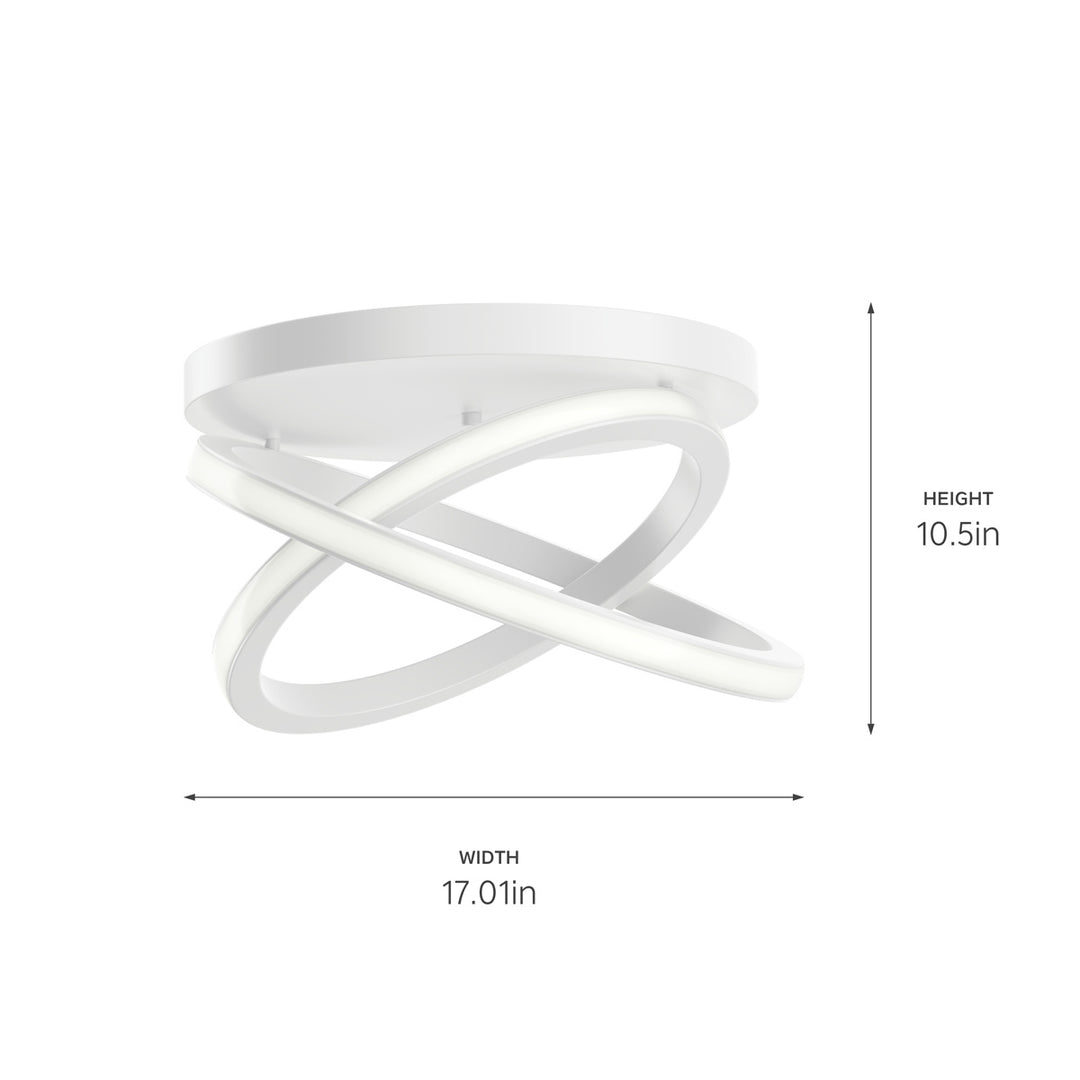 Kichler Canada - 84321WH - LED Flush Mount - Caputo - White