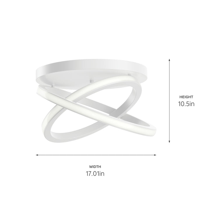Kichler Canada - 84321WH - LED Flush Mount - Caputo - White