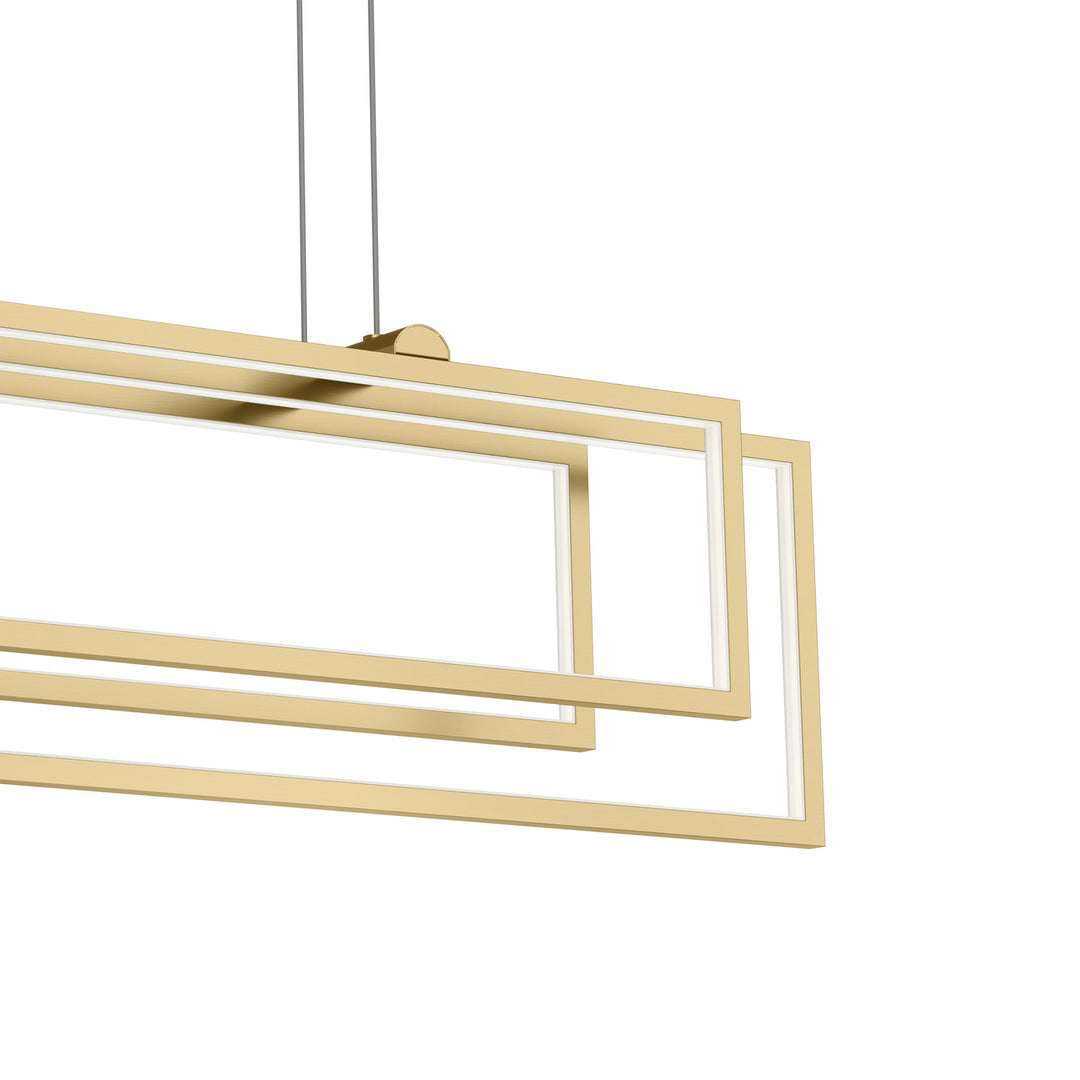 Kichler Canada - 84322CG - LED Linear Chandelier - Jestin - Champagne Gold