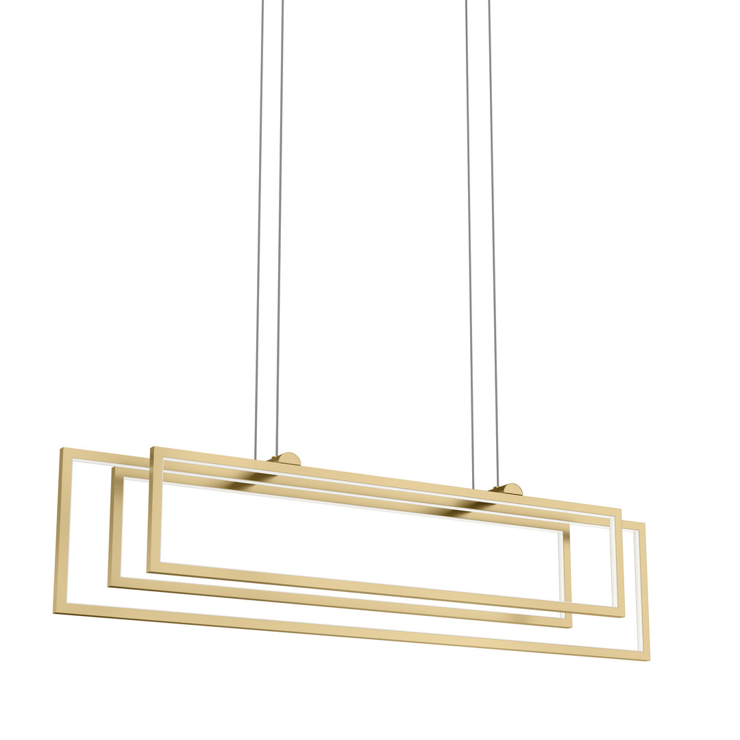 Kichler Canada - 84322CG - LED Linear Chandelier - Jestin - Champagne Gold