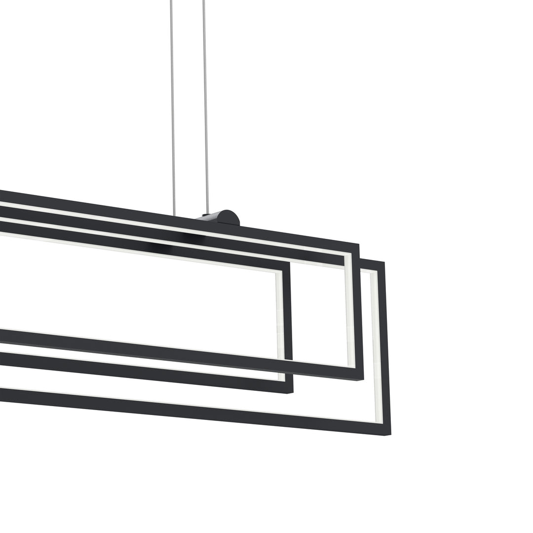 Kichler Canada - 84322MBK - LED Linear Chandelier - Jestin - Matte Black