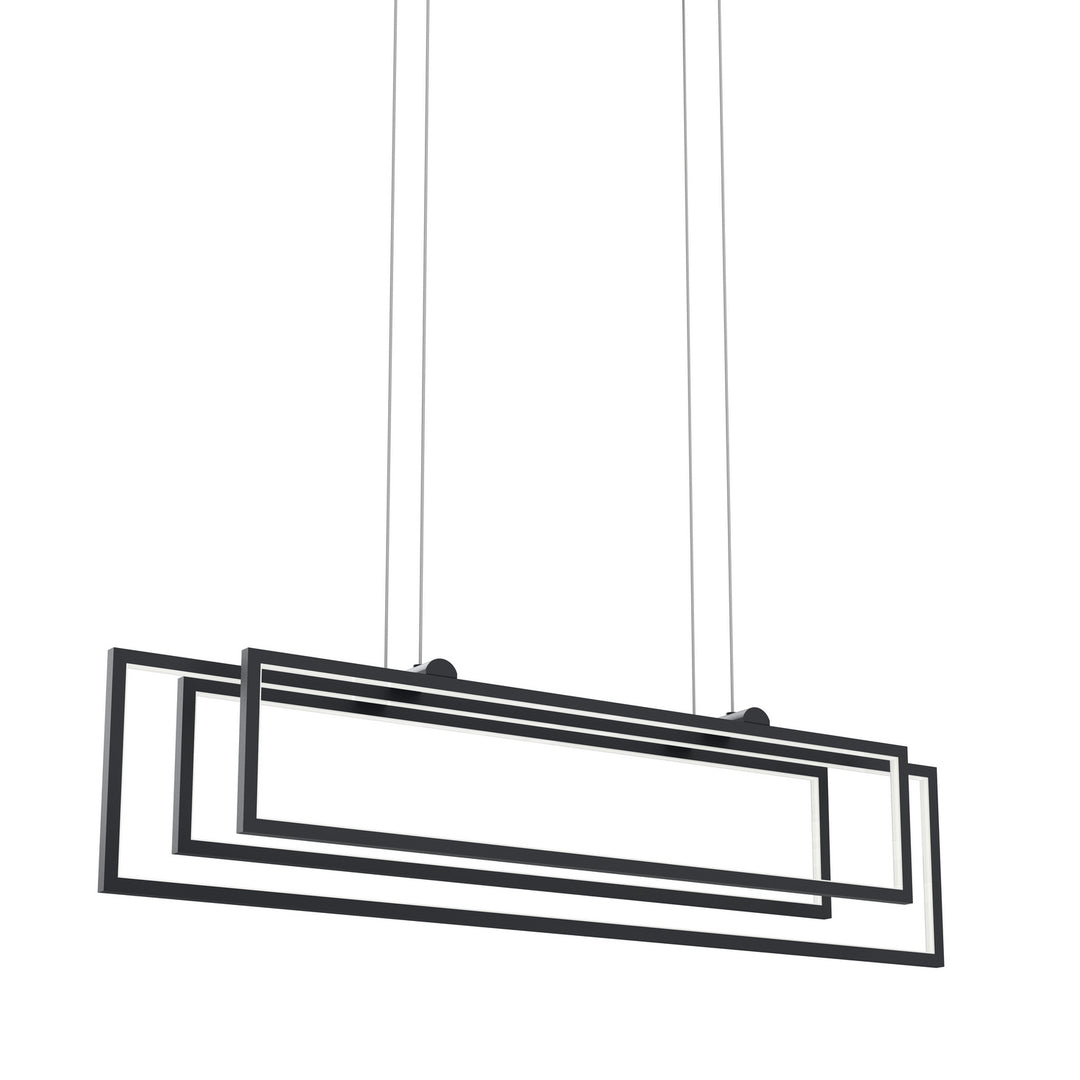 Kichler Canada - 84322MBK - LED Linear Chandelier - Jestin - Matte Black