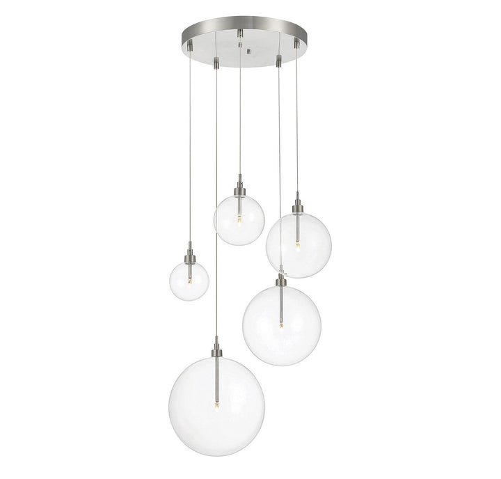 Meridian - M10099BN - LED Pendant - Brushed Nickel