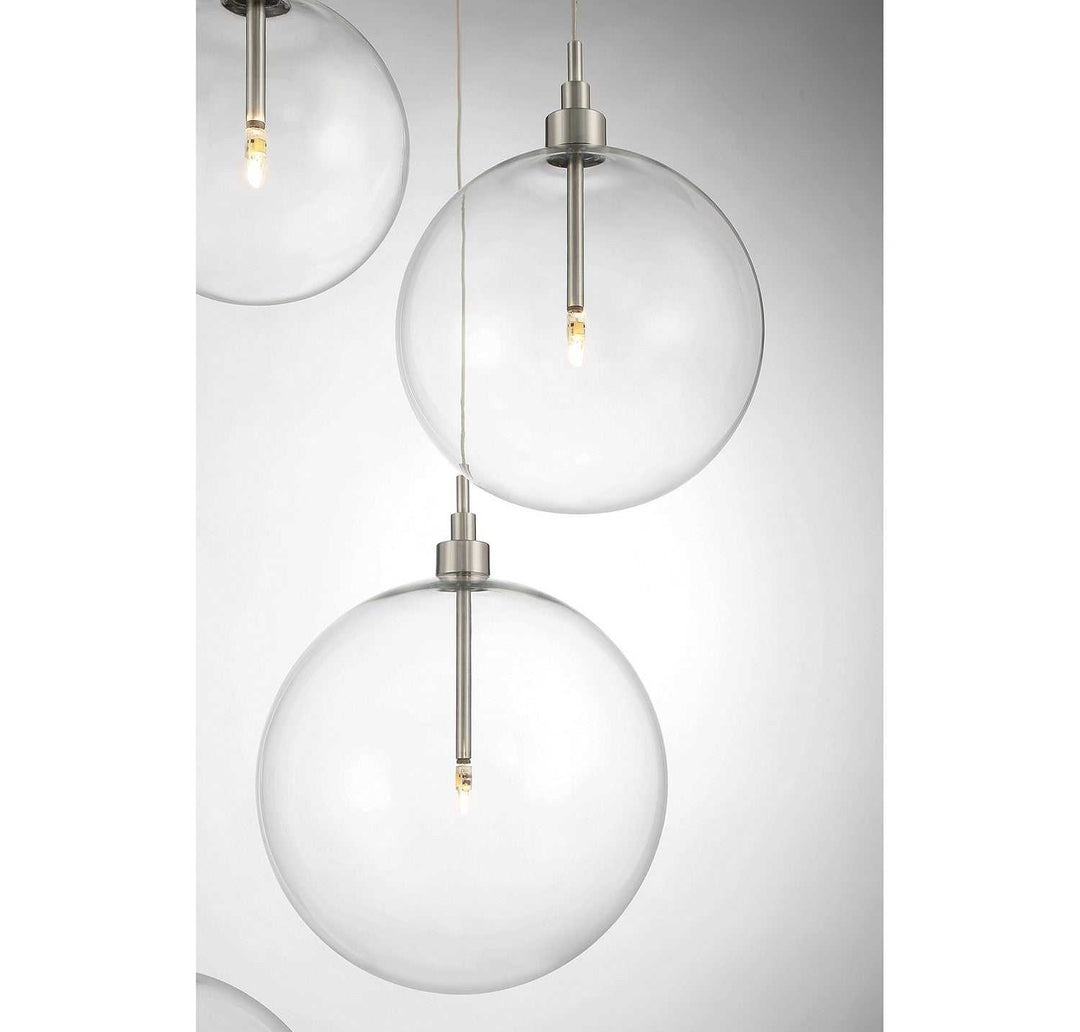 Meridian - M10099BN - LED Pendant - Brushed Nickel