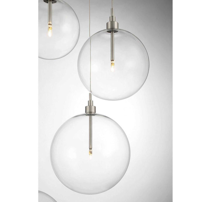 Meridian - M10099BN - LED Pendant - Brushed Nickel