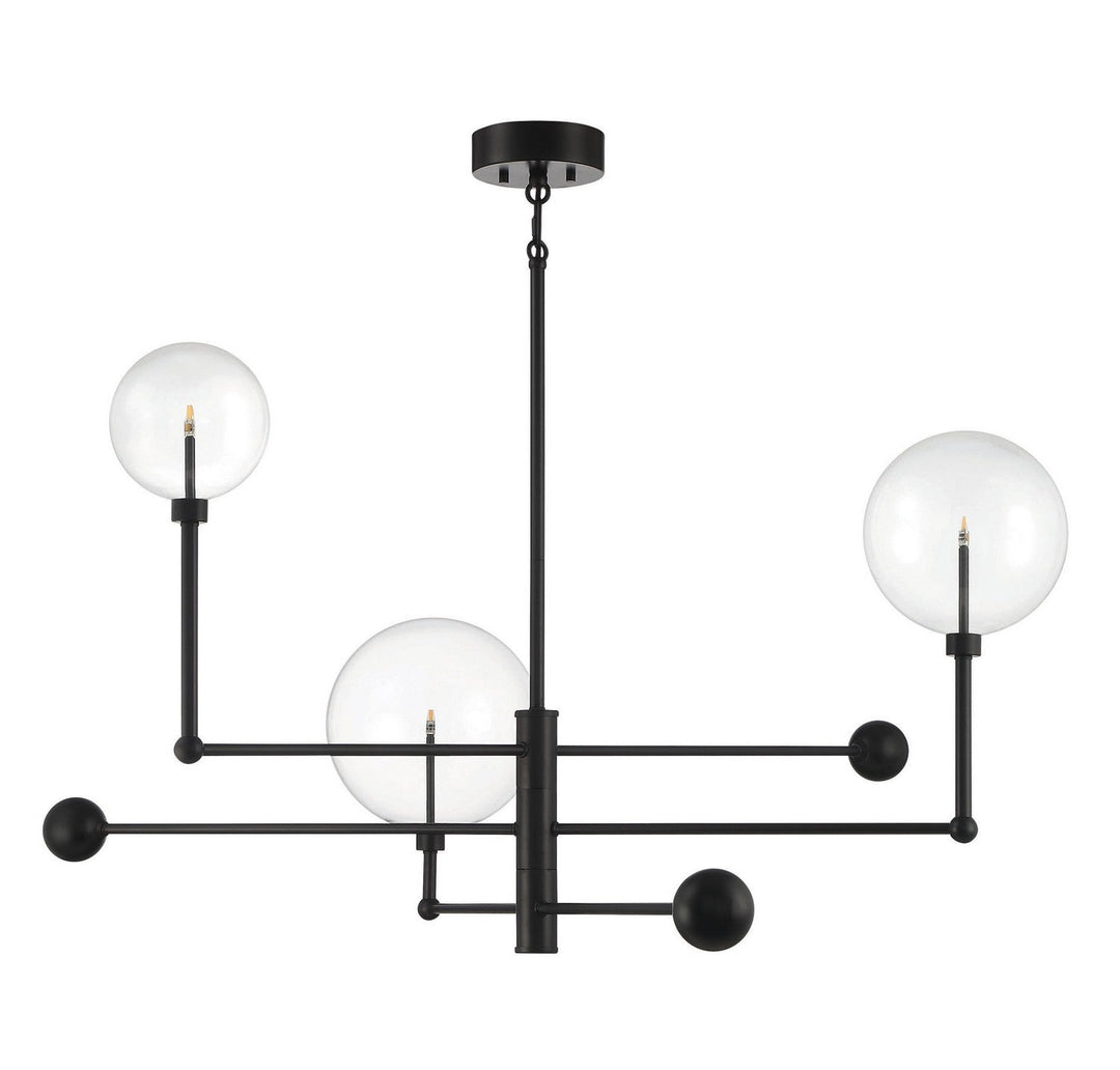 Meridian - M100100ORB - LED Chandelier - English Bronze