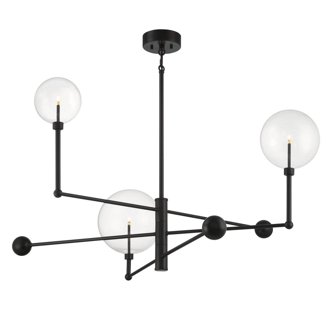 Meridian - M100100ORB - LED Chandelier - English Bronze