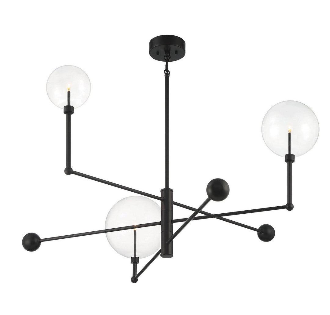 Meridian - M100100ORB - LED Chandelier - English Bronze