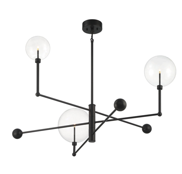 Meridian - M100100ORB - LED Chandelier - English Bronze