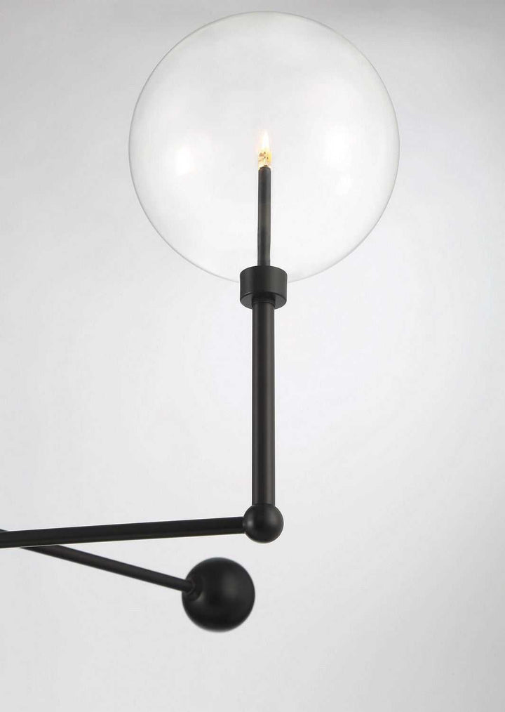Meridian - M100100ORB - LED Chandelier - English Bronze