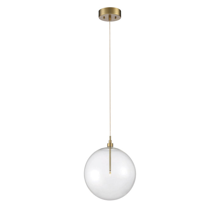 Meridian - M70114NB - LED Pendant - Natural Brass