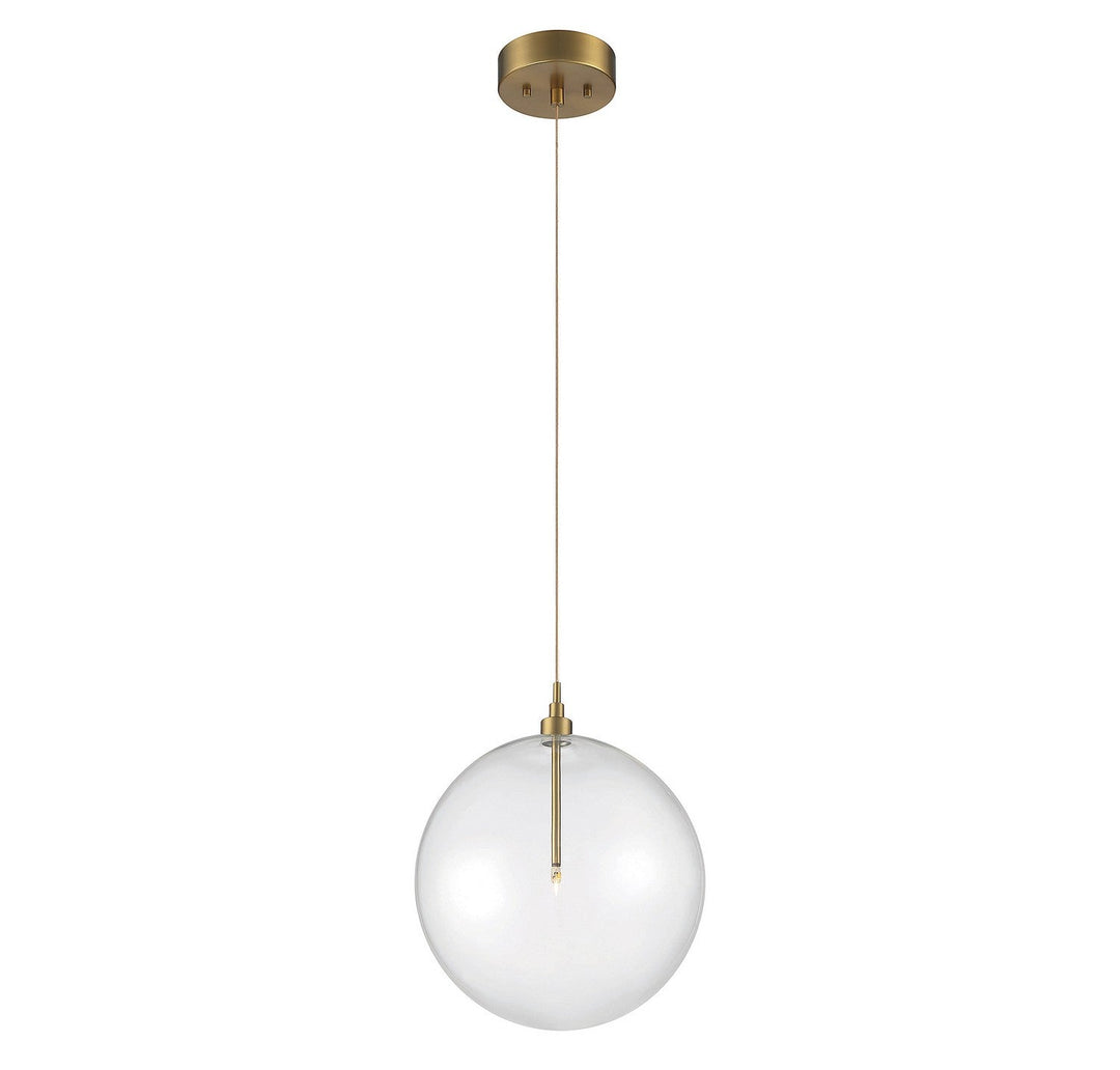 Meridian - M70114NB - LED Pendant - Natural Brass