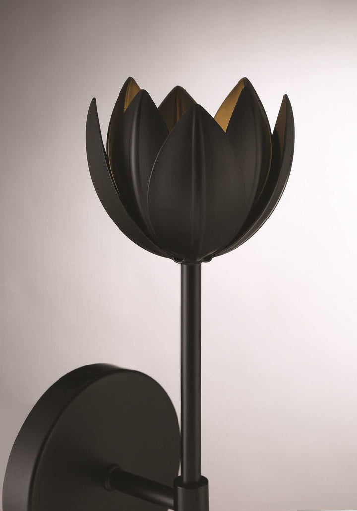 Meridian - M90081MBK - One Light Wall Sconce - Matte Black