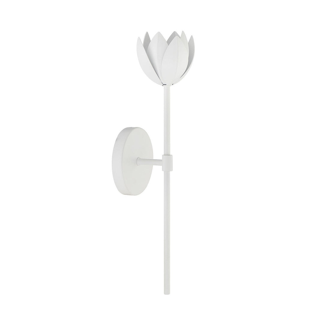 Meridian - M90081WH - One Light Wall Sconce - White