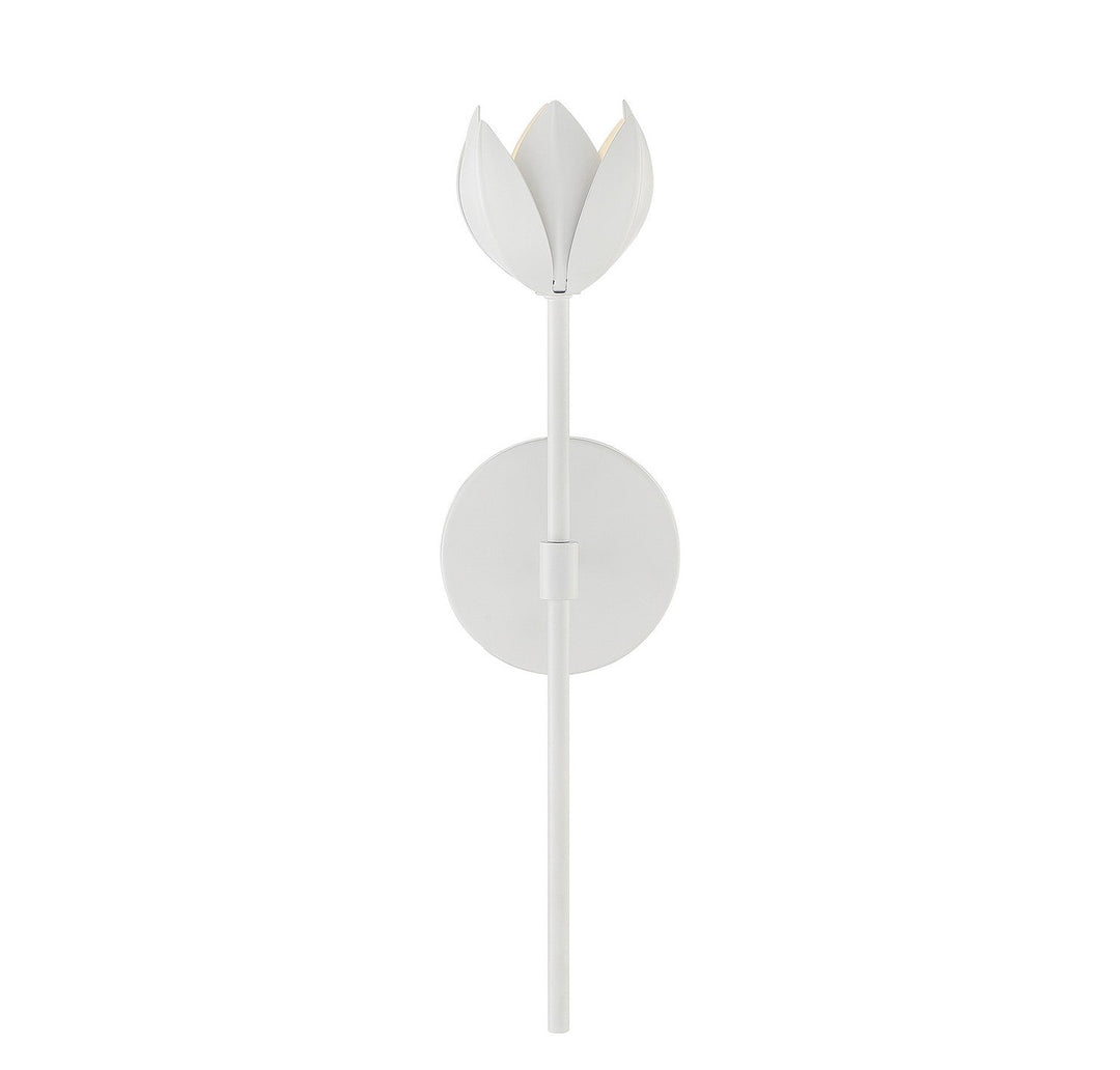 Meridian - M90081WH - One Light Wall Sconce - White